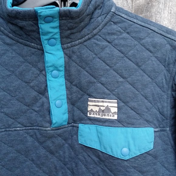 Vintage Patagonia Organic Cotton Button Snap - Picture 3 of 4